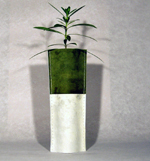 Flaschenkleid naturwei�-gr�n